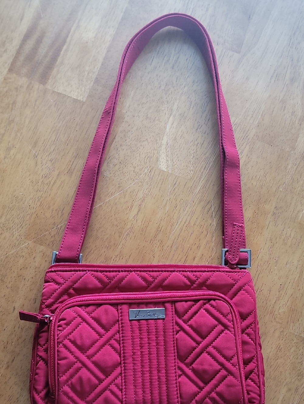 Vera Bradley Red Hot Quilted Shoulder Bag